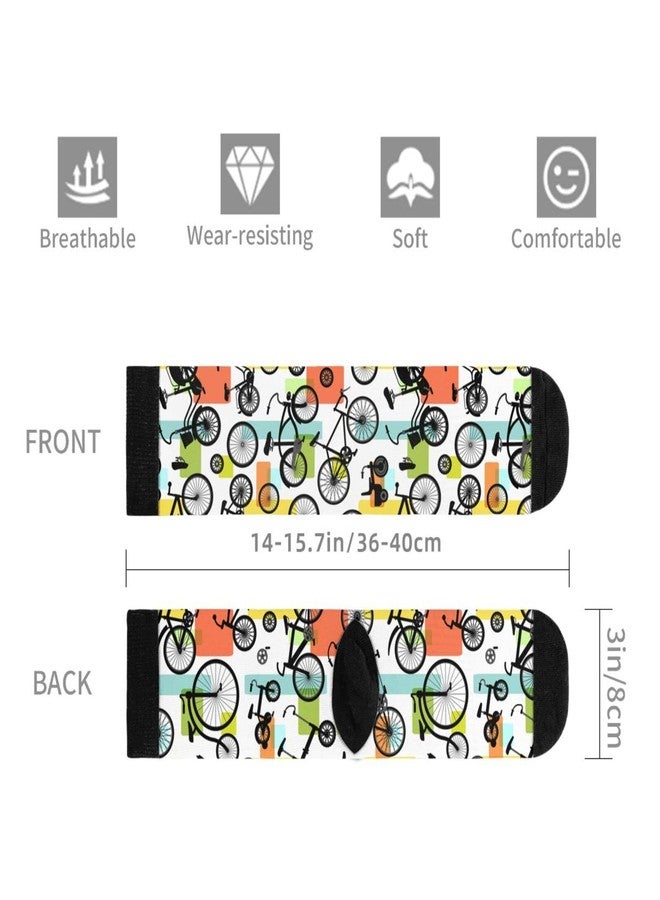 Giinly Bike Cycling Novelty Crew Socks Crazy Socks For Women & Men - Image 4